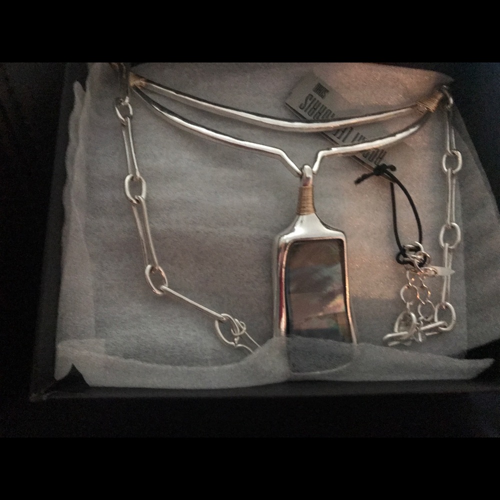 Silver necklace - Robert Lee Morris SOHO